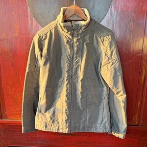 Kuhl Burr lined olive grey  Zip-Up Jacket
